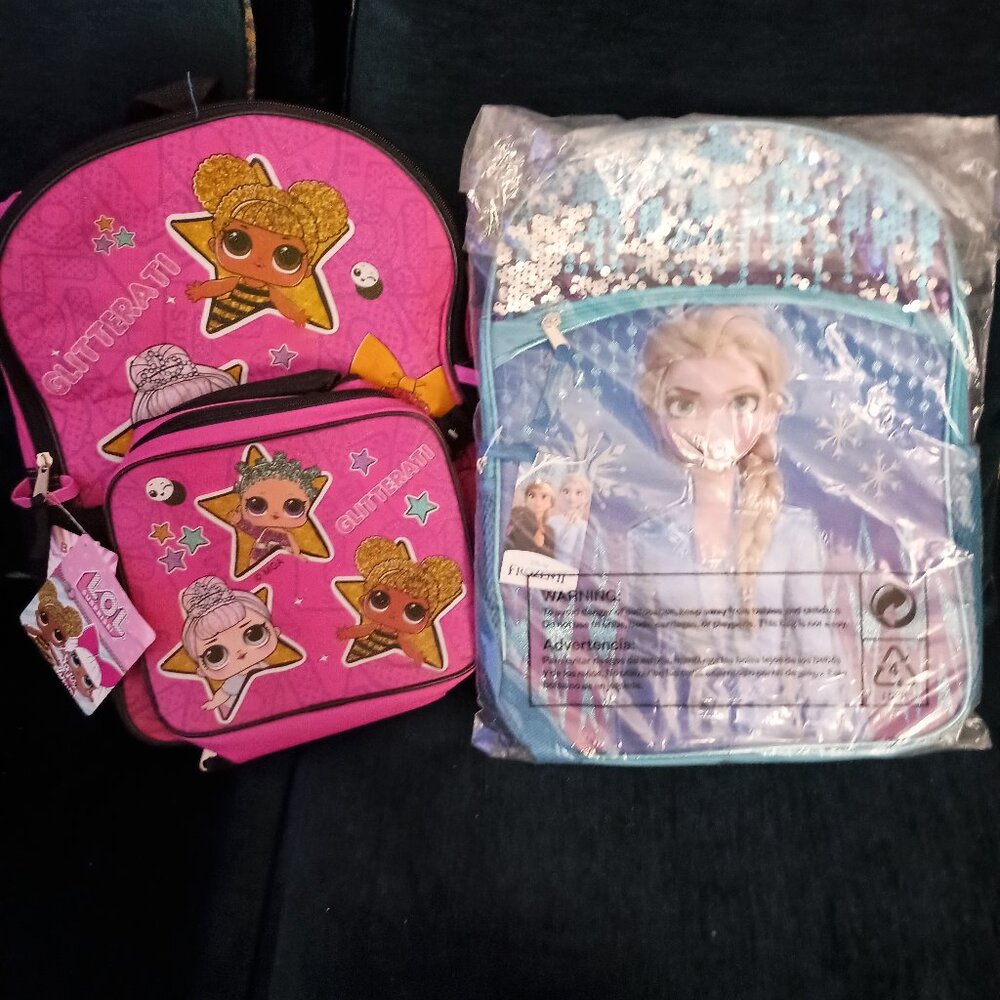 NWT 2 pieces Girls backpack